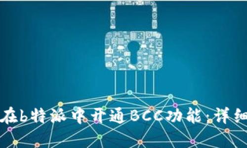 如何在b特派中开通BCC功能：详细指南