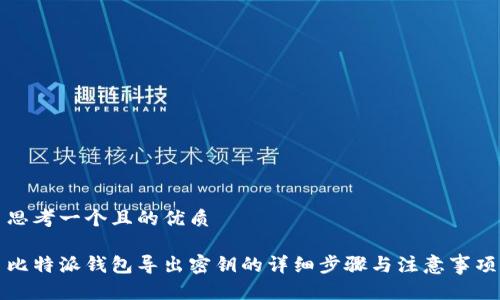 思考一个且的优质

比特派钱包导出密钥的详细步骤与注意事项